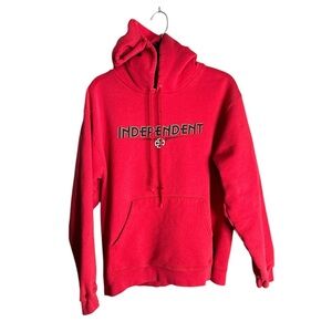 Vintage Y2K Independent trucking company by NHS red hoodie size small